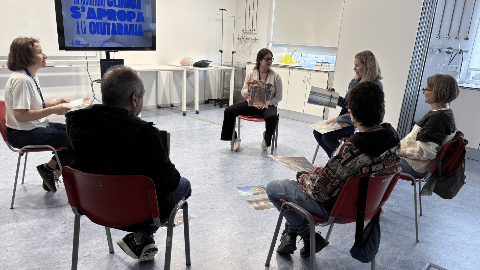 Taller amb pacients en la Setmana de la Simulació