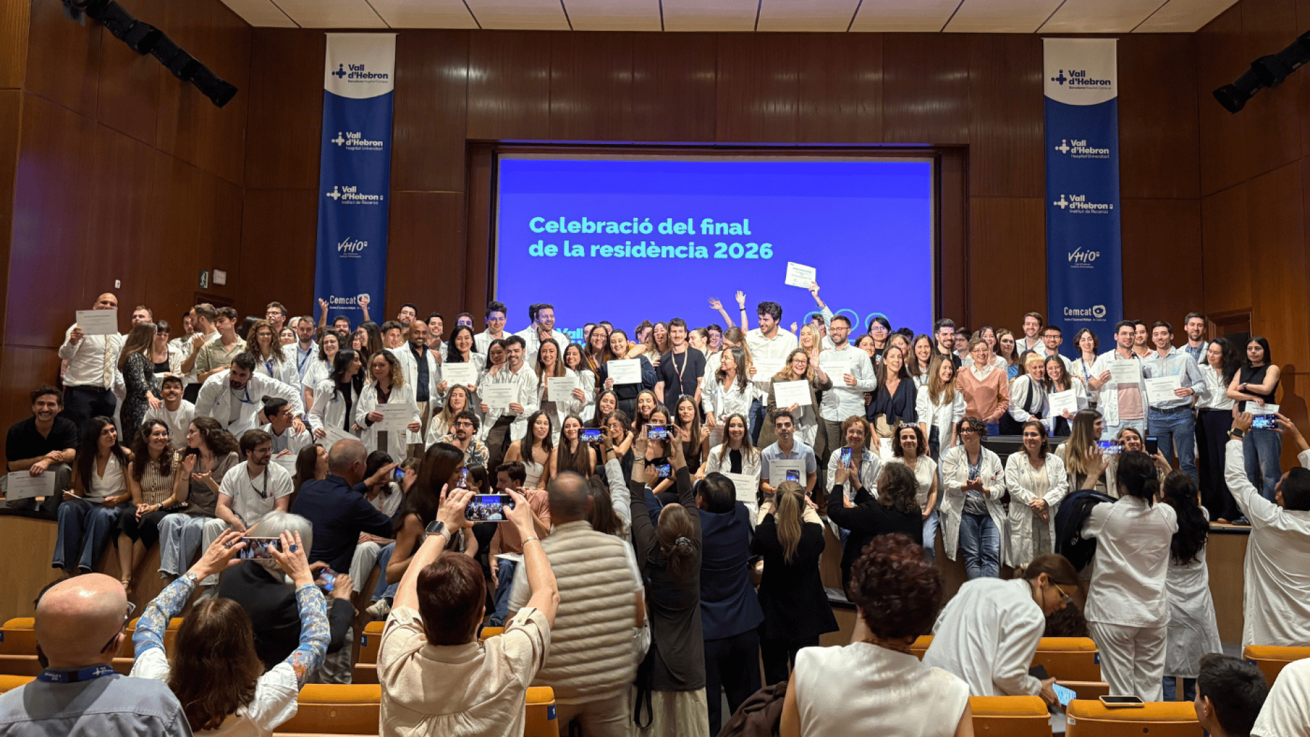 Comiat de residents Vall d'Hebron 2026