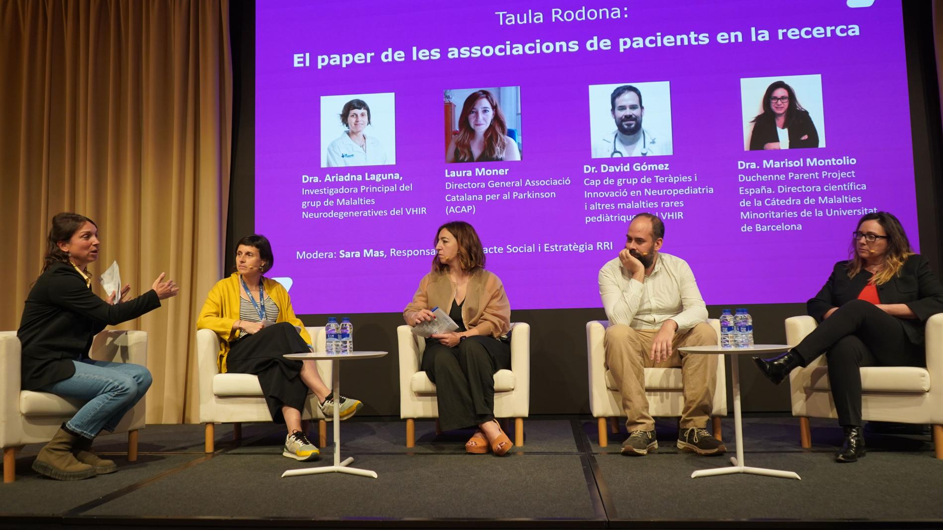 Taula rodona de personal investigador del VHIR i representants d'associacions de pacients