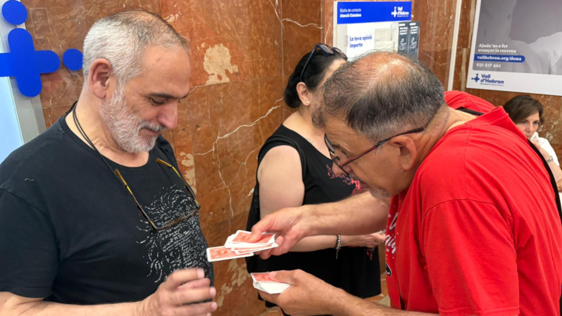 Trucs de màgia a la Setmana Sense Fum de Vall d'Hebron