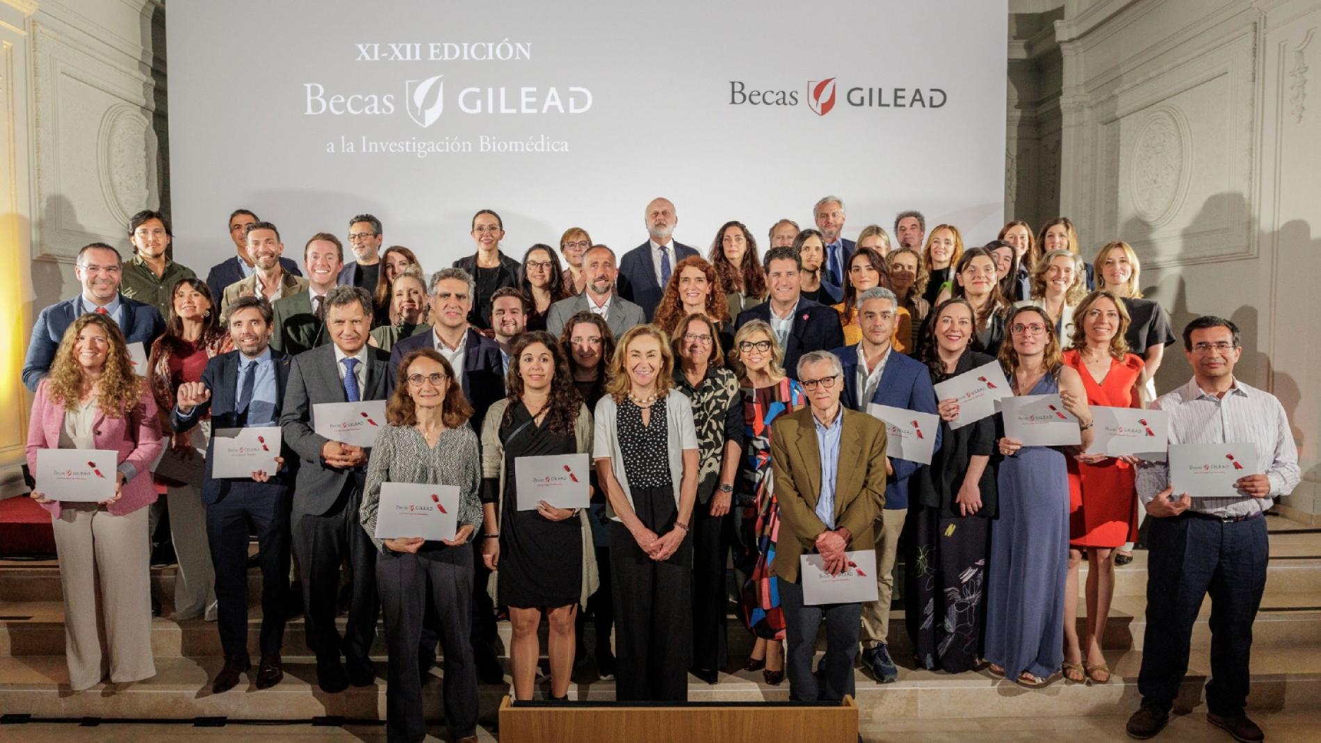 Entrega de les Beques Gilead a la Recerca Biomèdica 2024-2025