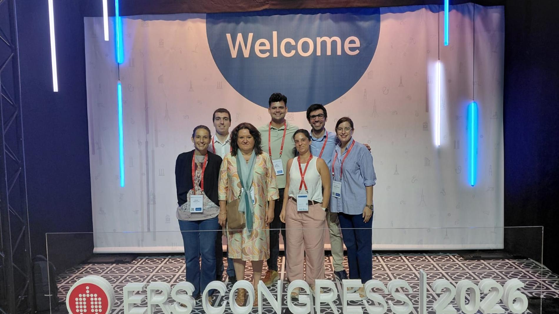 Membres del grup de Pneumologia del VHIR al congrés de la Societat Europea de Respiratori