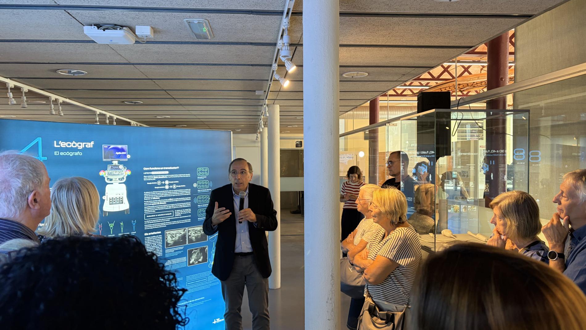 Inauguració de l'exposició ‘Ultrasons: de la natura a la medicina’