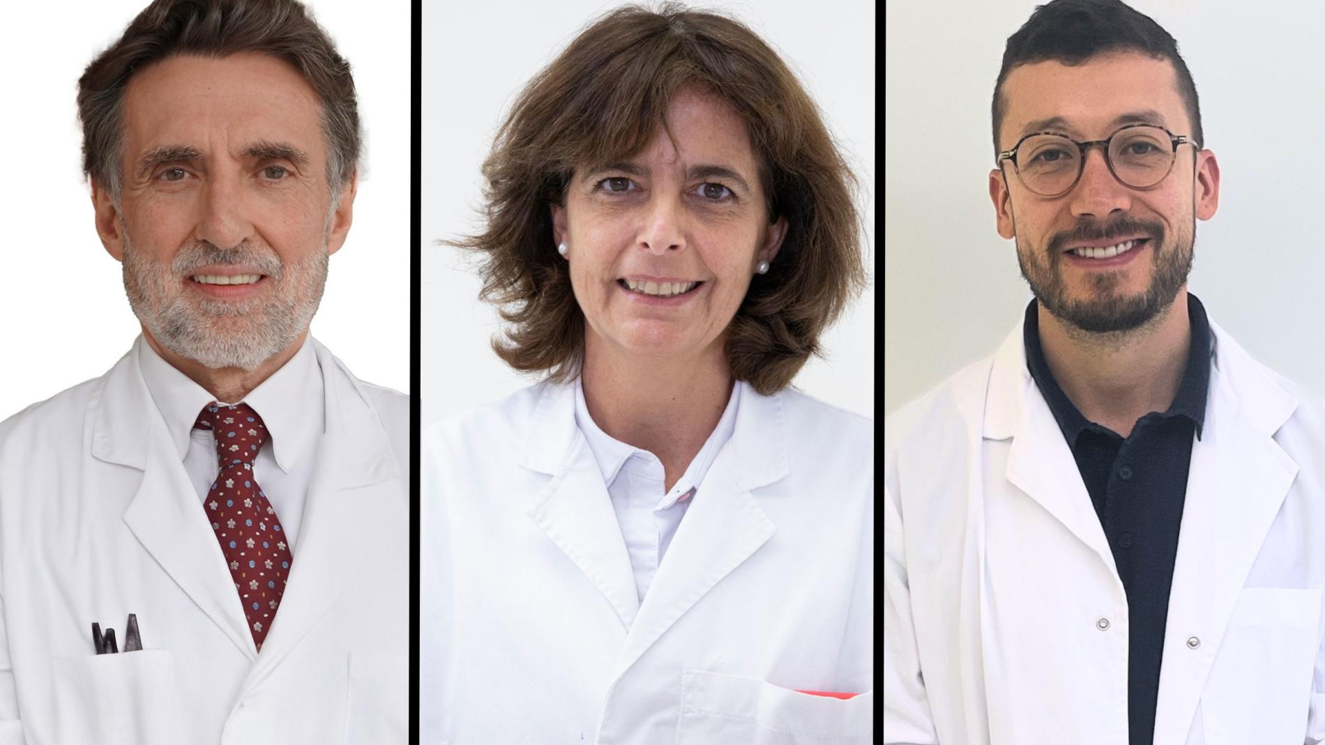 Dr. Xavier Montalban, Dr. Mar Tintoré and Dr. René Carvajal