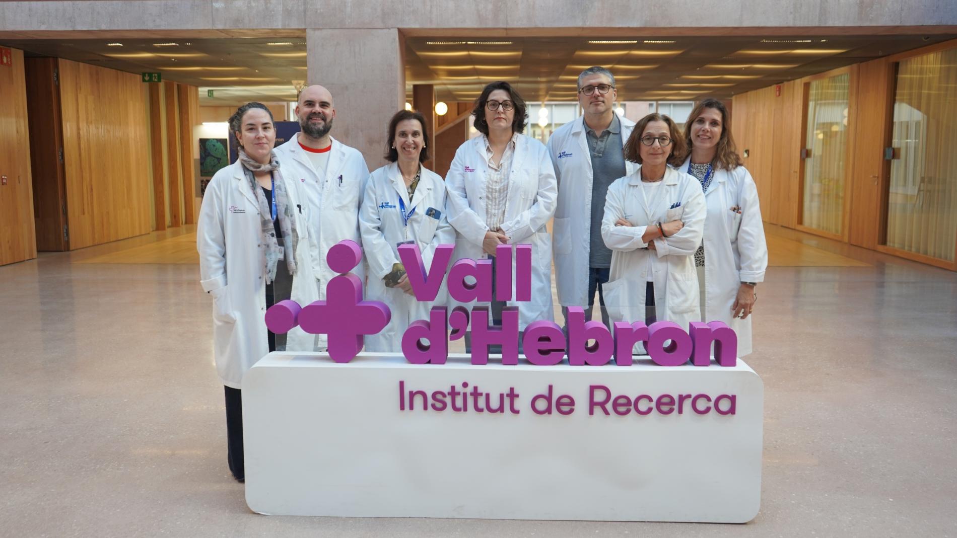Equip de Vall d'Hebron que ha liderat l'estudi