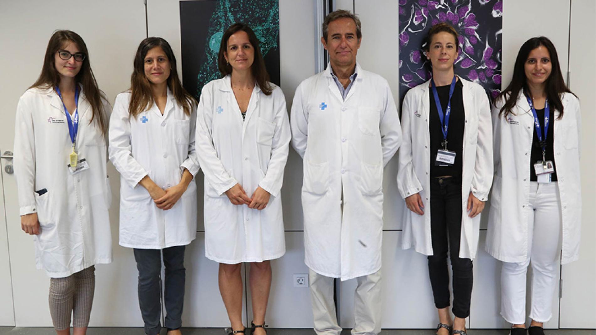 L'equip d'oftalmologia que ccnduirà el projecte